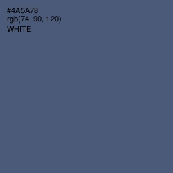 #4A5A78 - East Bay Color Image